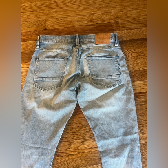 Scotch & Soda Sky Blue Skinny Jeans - Picture 4 of 9